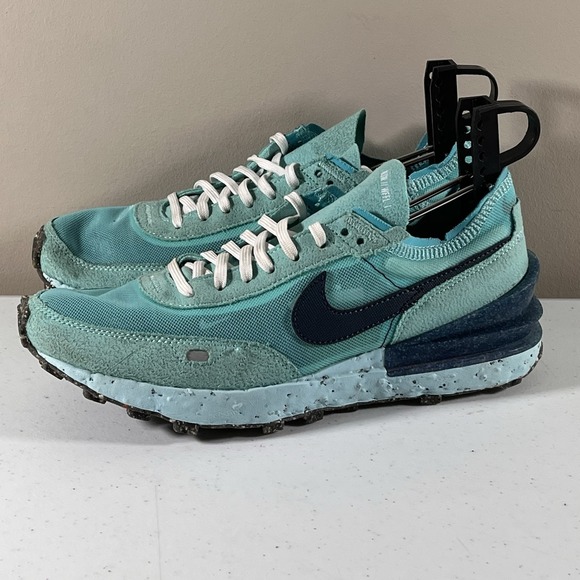 Womens Nike Waffle One Crater SE DJ9640-400 Dynamic Turquoise Size 7.5 - Picture 4 of 12